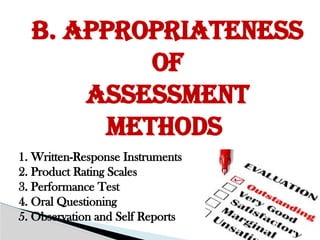ADVANCED METHODS IN EDUCATIONAL ASSESSMENT AND EVALUATION | PPTX