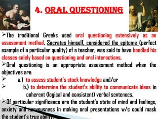 ADVANCED METHODS IN EDUCATIONAL ASSESSMENT AND EVALUATION | PPTX