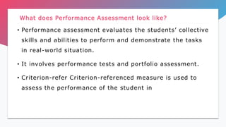 ASSESSMENT OF LEARNING 2 PERFORMANCE ASSESSMENT Lesson 4.pptx