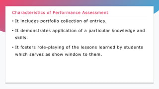 ASSESSMENT OF LEARNING 2 PERFORMANCE ASSESSMENT Lesson 4.pptx
