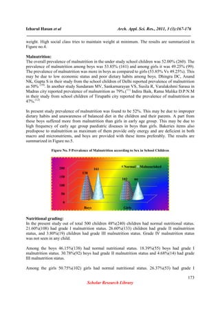Assessment of nutritional status in govt urdu higher primary schools ...
