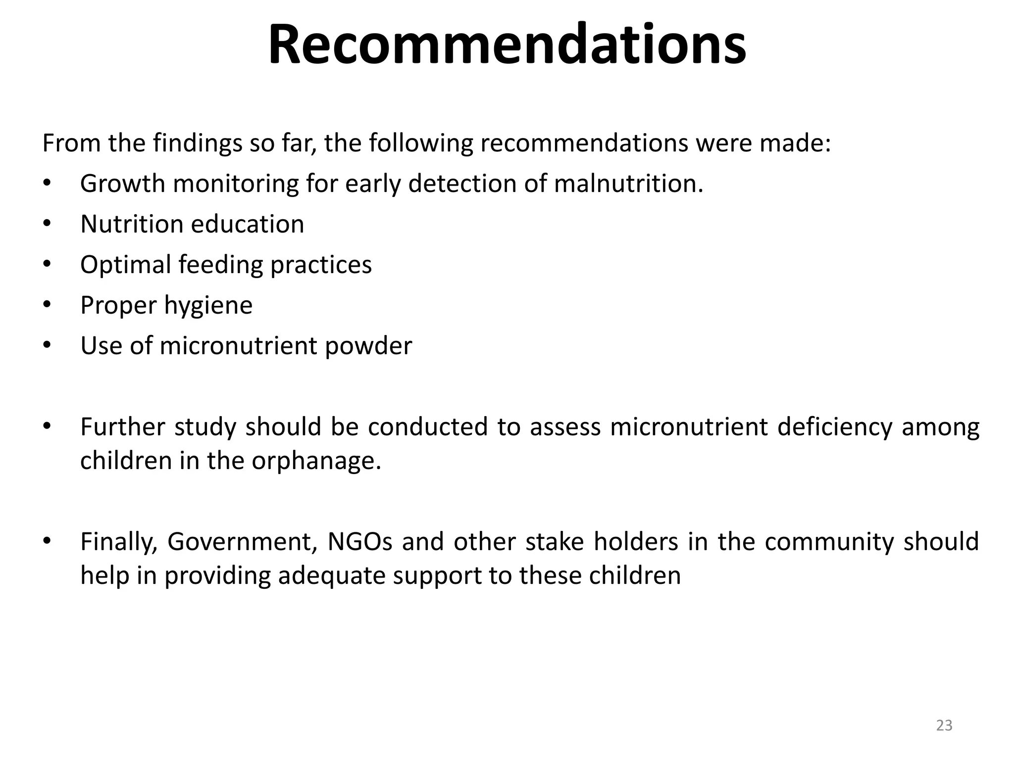Assessment of nutritional status of children under five | PPTX