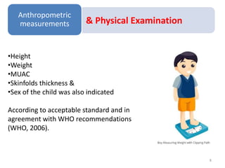 Assessment of nutritional status of children under five | PPTX