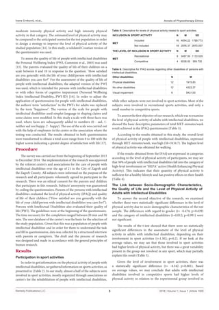 Pwi Questionnaire.pdf Assessment of Physical Activity Level in Adults with Intellectual ...