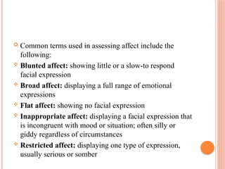 ASSESSMENT OF PSYCHIATRIC 6666678976321356 | PPTX