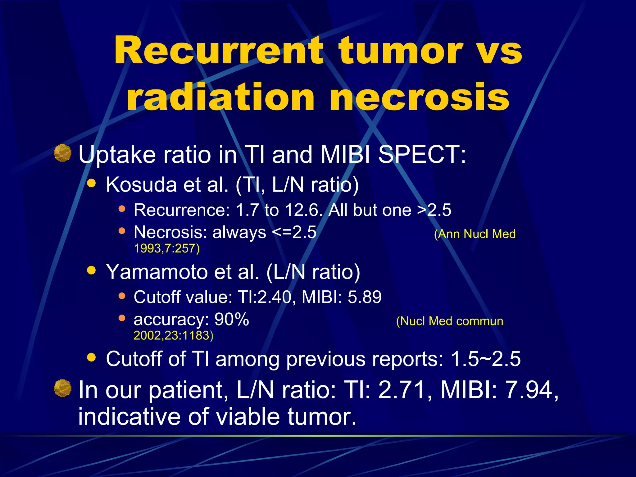 Assessment Of Recurrent Brain Tumor | PPT