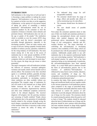 Assessment of self medication among rural village population in a ...