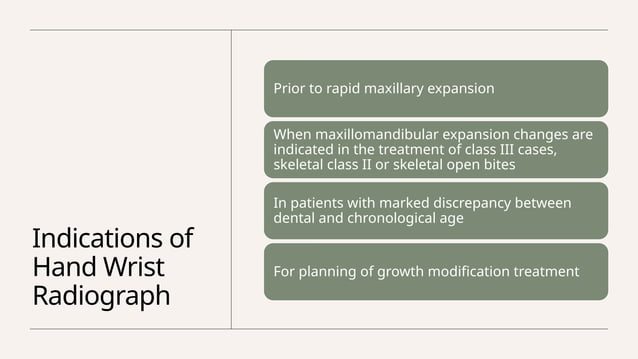 Assessment of skeletal age in Orthodontics | PPTX