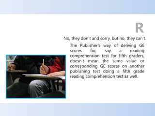 Norm-Referenced and Criterion-Referenced Interpretation