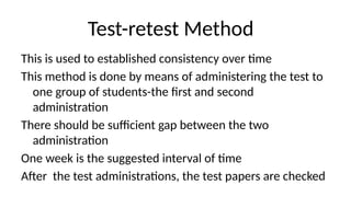 Assessment of Student Learning I _ Establishing Reliability.pptx