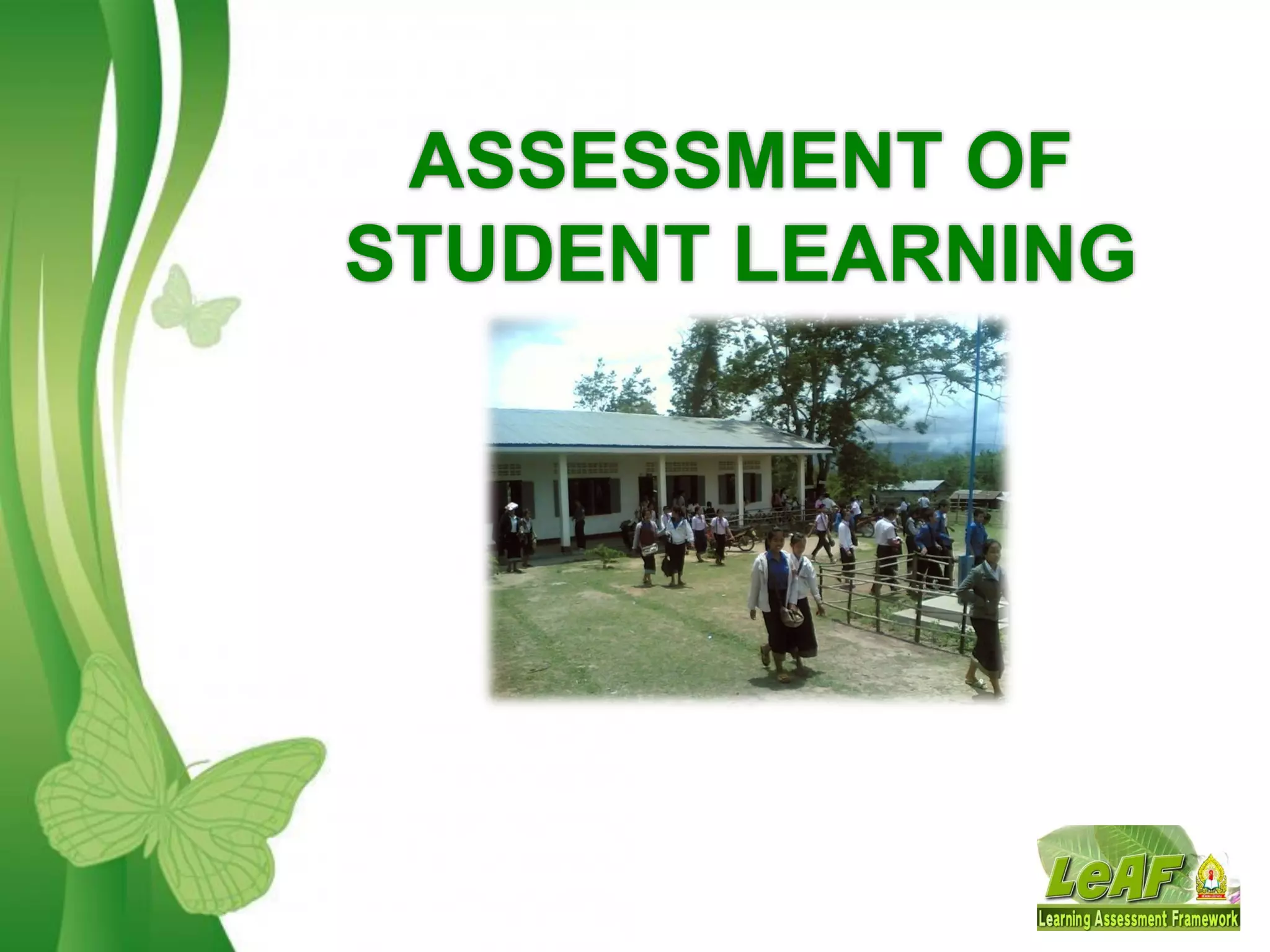 Free Powerpoint Templates Page 4
ASSESSMENT OF
STUDENT LEARNING
 