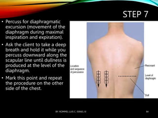 Pecs Excursion NURSING ASSESSMENT OF THE THORAX AND LUNGS.ppt