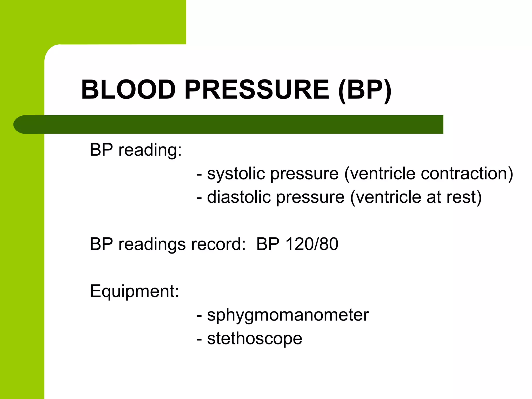 Assessment of vital sign | PPT