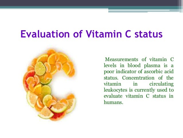 Assessment of vitamin status and antioxidants | PPTX