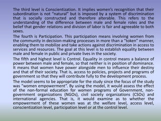 Assessment of women non formal educational empowerment programm | PPTX