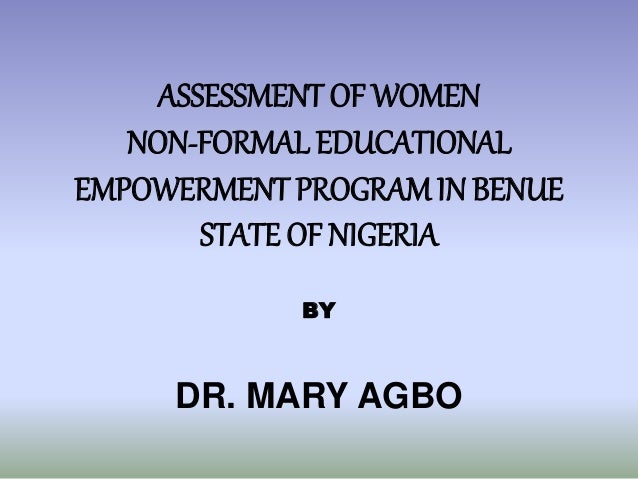 Assessment Of Women Non Formal Educational Empowerment Programm