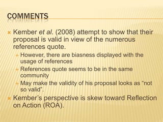 Assessment & reflection | PPTX