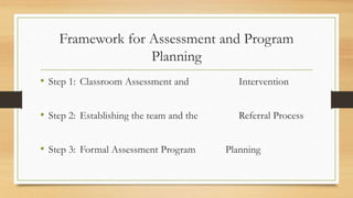 Assessments in literacy | PPTX
