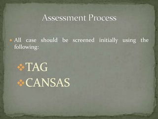 Assessments in occupational therapy mental health 1 | PPTX