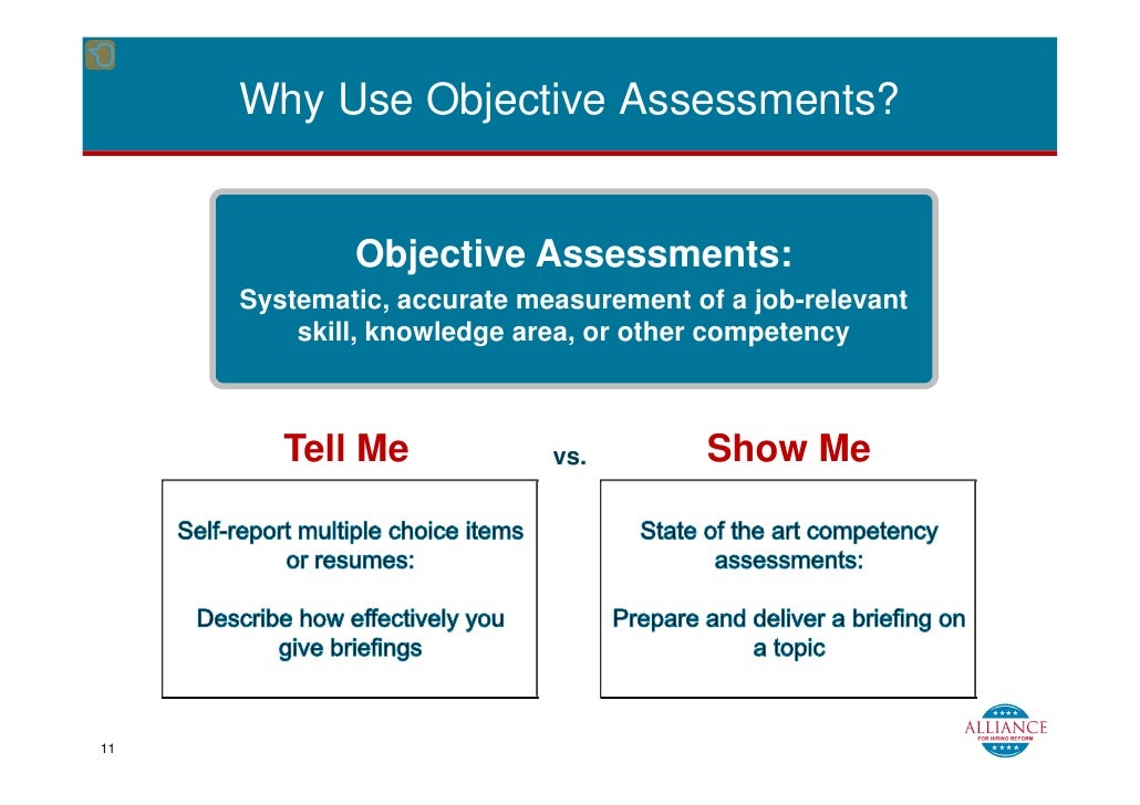 Assessment techniques and strategy