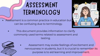 Assessment Terminology Pdf