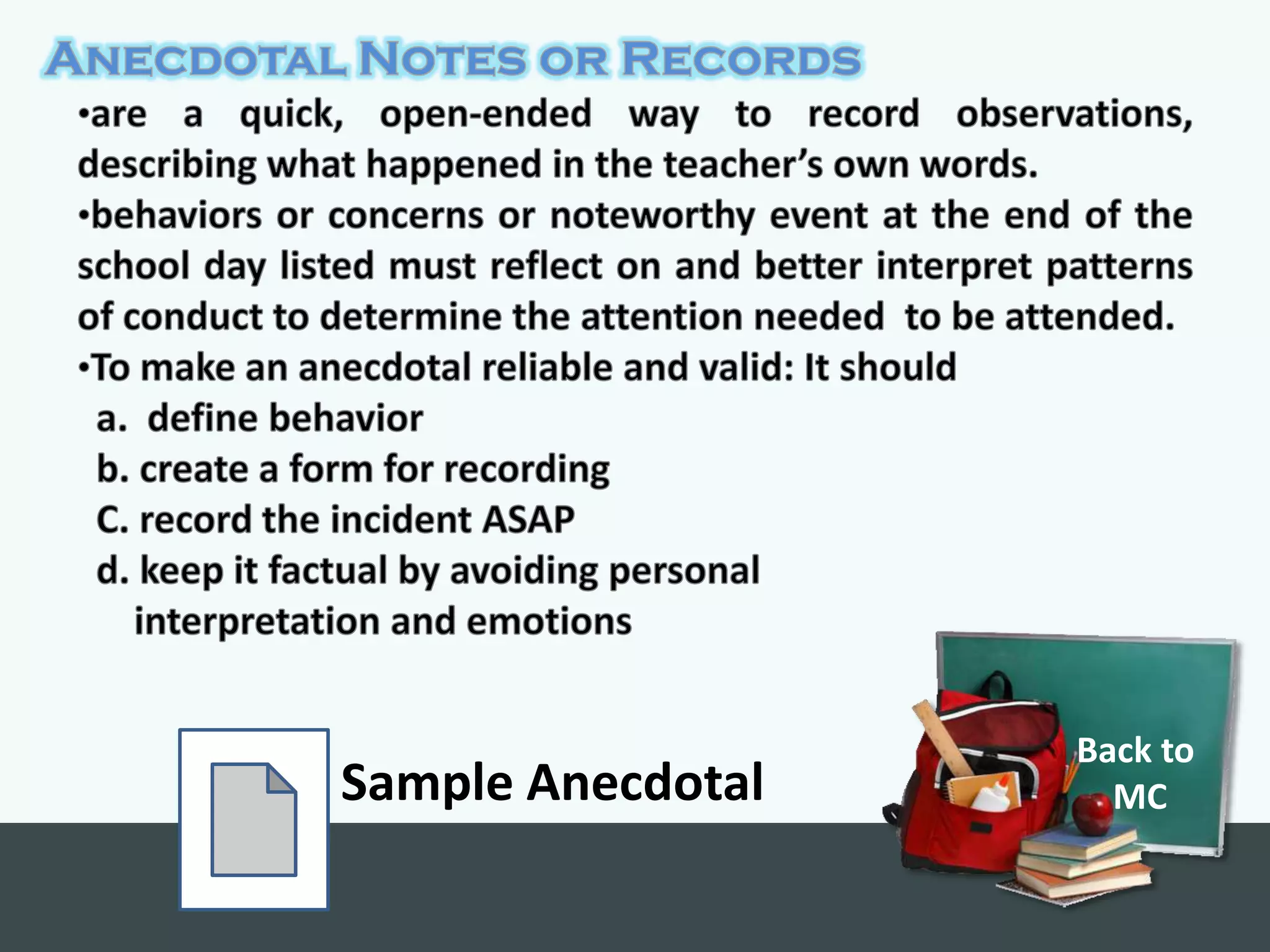 Back to
Sample Anecdotal     MC
 