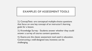 Assessment tools in assessment learning in mathematics.pptx