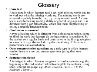 Assessment types and tasks | PPT