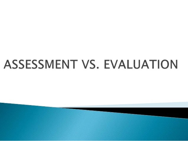 assessment of learning vs assessment for learning pdf