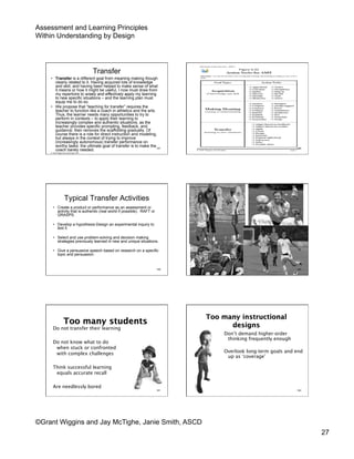 Assessmet power point handout | PDF