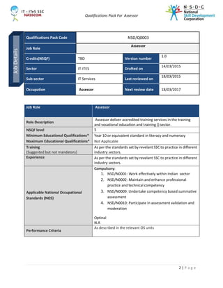Assessor | PDF