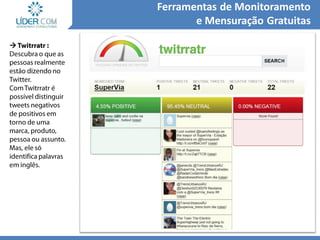 52

Ferramentas de Monitoramento
e Mensuração Gratuitas
 