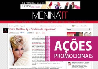 AÇÕES
PROMOCIONAIS
 