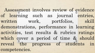 ASSESSMENT OF STUDENT LEARNING 2 | PPTX