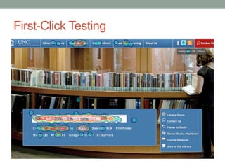 First-Click Testing
 