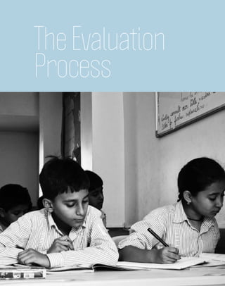 The Evaluation
Process
 