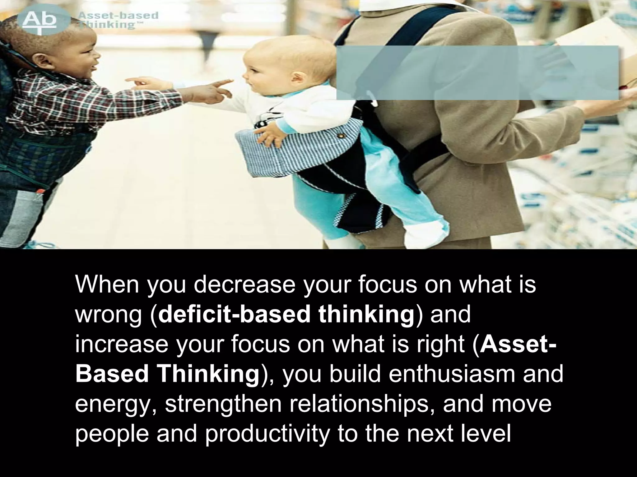 Strategy to Transfer Corporate: Asset Based Thinking