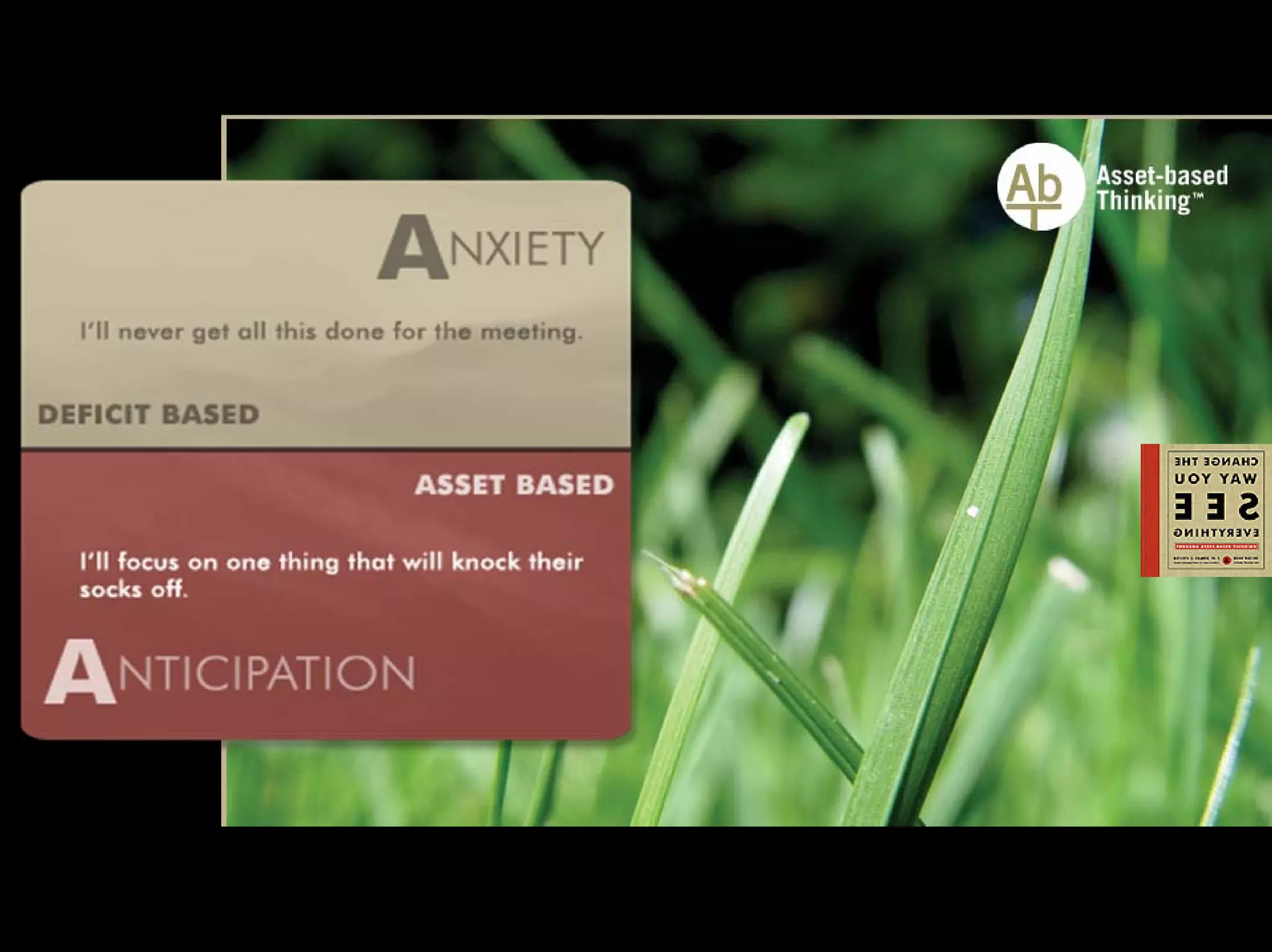 Strategy to Transfer Corporate: Asset Based Thinking