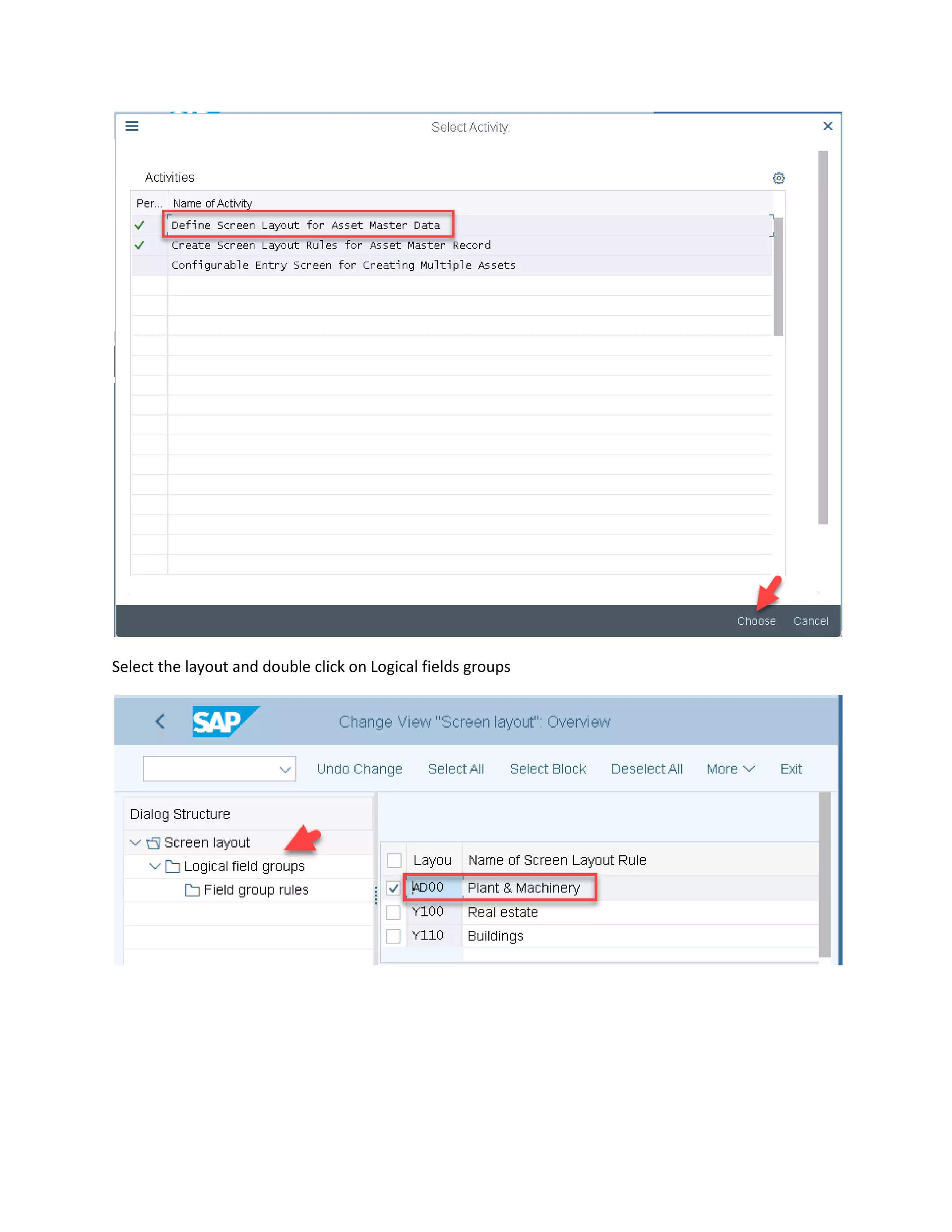 Select the layout and double click on Logical fields groups
 