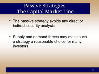 Risk Aversion and Optimal Capital Allocation to Risky Assets | PPTX