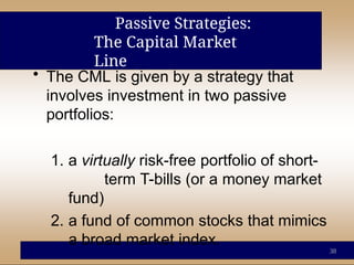 Risk Aversion and Optimal Capital Allocation to Risky Assets | PPTX