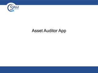 Asset Auditor App

 