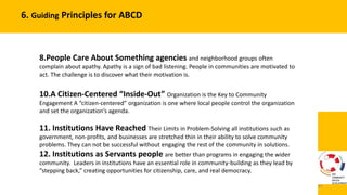 Asset Based Community Develpement :Towards a Sustainable Approach. | PPTX