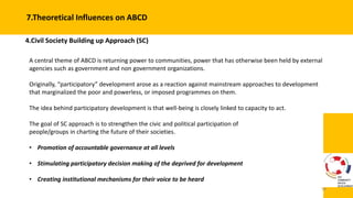 Asset Based Community Develpement :Towards a Sustainable Approach. | PPTX