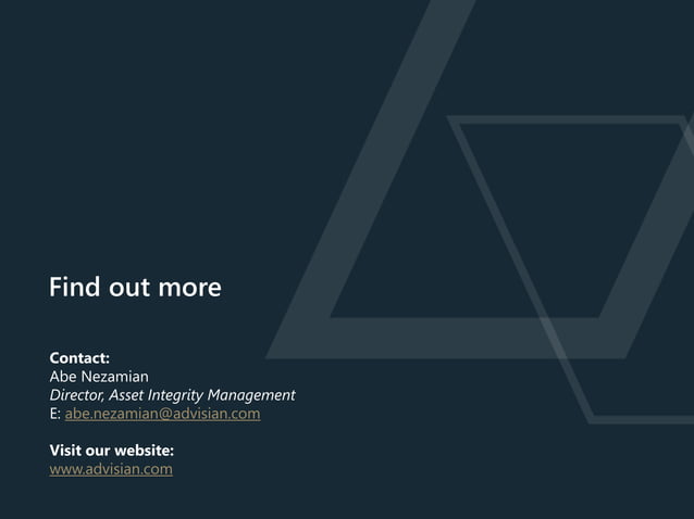 Asset Integrity Management for purpose-built FPSOs and subsea system ...