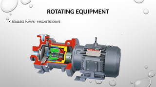 ROTATING EQUIPMENT
• SEALLESS PUMPS - MAGNETIC DRIVE
 