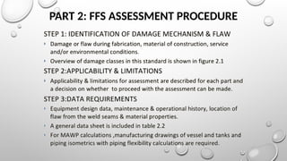 PART 2: FFS ASSESSMENT PROCEDURE
 