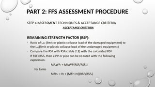 PART 2: FFS ASSESSMENT PROCEDURE
 