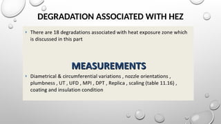 DEGRADATION ASSOCIATED WITH HEZ
 