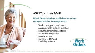 ASSETjourney AMP: Built By and For Retirement Village Operators